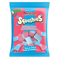 Swizzels Squashies Bubblegum Flavor Gummy Candy (160g) Imported From England Simple Squashies 