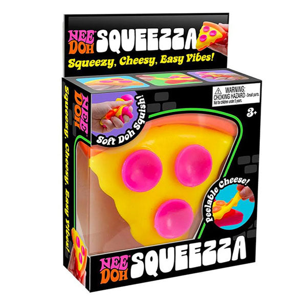 Nee Doh Squeezza Pizza Squishy Fidget Toy (1pc) Color Ships Assorted Simple Nee Doh 