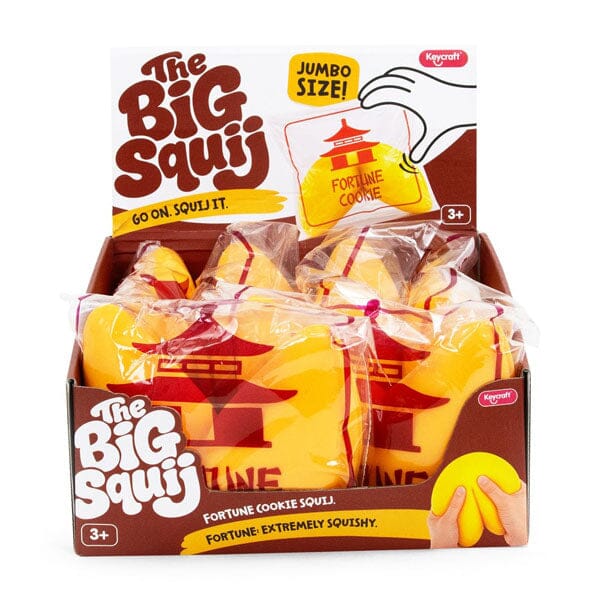 The Big Squij Slow-Rise Squishy Fidget Toy (1pc) Fortune Cookie Simple The Big Squij 