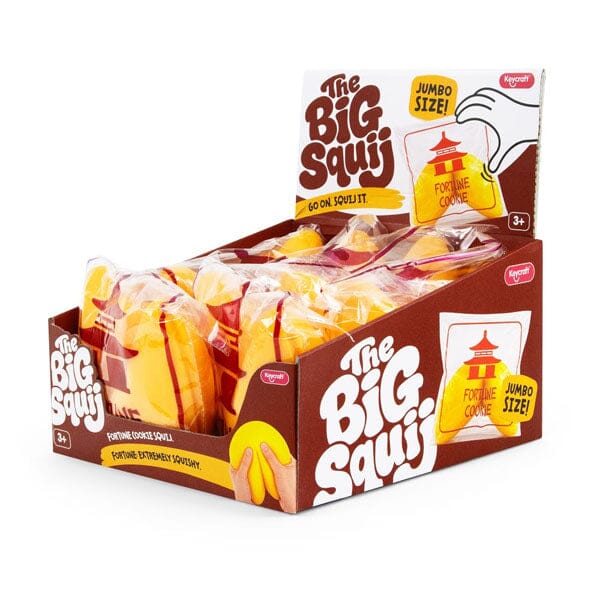 The Big Squij Slow-Rise Squishy Fidget Toy (1pc) Fortune Cookie Simple The Big Squij 