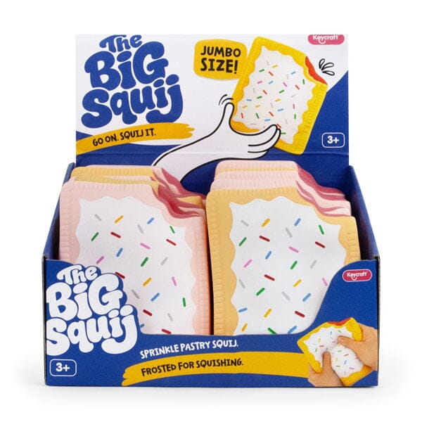 The Big Squij Slow-Rise Squishy Fidget Toy (1pc) Frosted Pastry Simple The Big Squij 