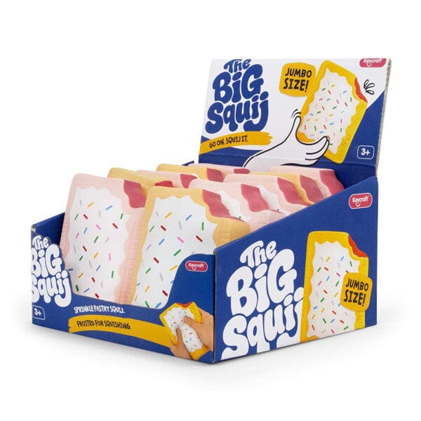 The Big Squij Slow-Rise Squishy Fidget Toy (1pc) Frosted Pastry Simple The Big Squij 