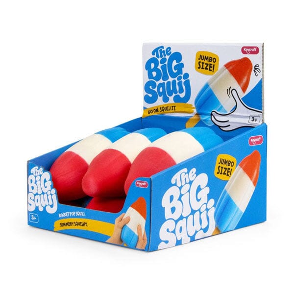 The Big Squij Slow-Rise Squishy Fidget Toy (1pc) Rocket Pop Popsicle Simple The Big Squij 