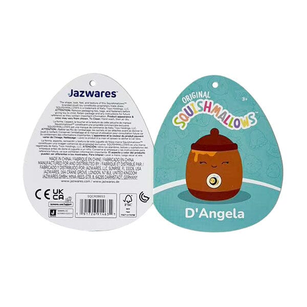 Squishmallows Super Soft Plush Toys 7.5" D'Angela The Honey Jar Simple Squishmallows 