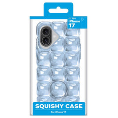 SugarSqueez Squishy Fidget Jelly iPhone Case in Blue or Pink (1pc) Multiple Sizes Simple SugarSqueez Blue iPhone 17 