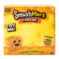 SmushMart Giant Cheese Block Squishy Fidget Toy (1pc) Simple SmushMart