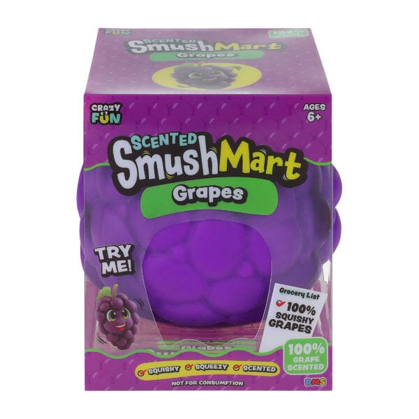 SmushMart Giant Scented Squishy Grape Fidget Toy (1pc) Simple SmushMart 