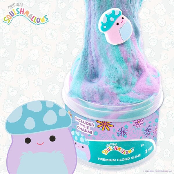 Squishmallows Premium Cloud Slime Fidget Putty Jar Multiple Scents & Styles (Wave 2) Simple Showcase 