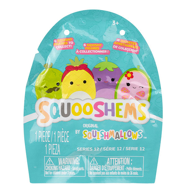 Squishmallows Squooshems Series 12 Fruits & Veggies Blind Bag 2" Surprise Vinyl Fidget Squishy (1pc)