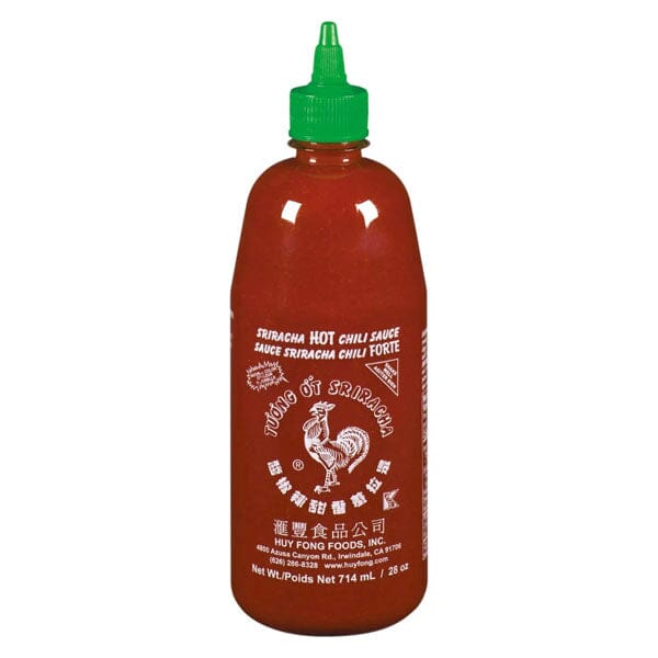 Huy Fong Original Sriracha Hot Chili Sauce Bottle (714mL) Simple Showcase 