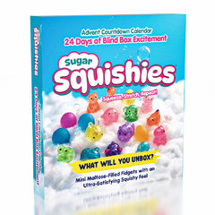 Sugar Squishies® Mini Maltose Fidget Toys 24-Day Advent Countdown Calendar (24pc)