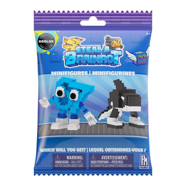 Steal a Brainrot Roblox Mystery Figurine Blind Bag (1pc) Includes DLC Code