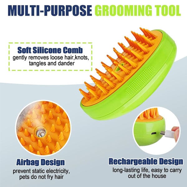 SteamyTails: Silicone Steam Grooming Brush For Cats & Dogs Preorder Showcase 