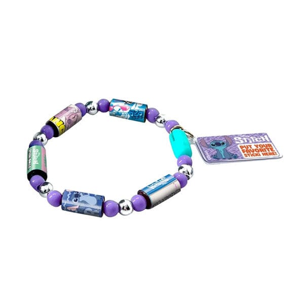 Sticki Rolls Disney's Stitch Wearable Reusable Sticki Band Mystery Capsule (50 Stickers Inside!) Simple Sticki Rolls 