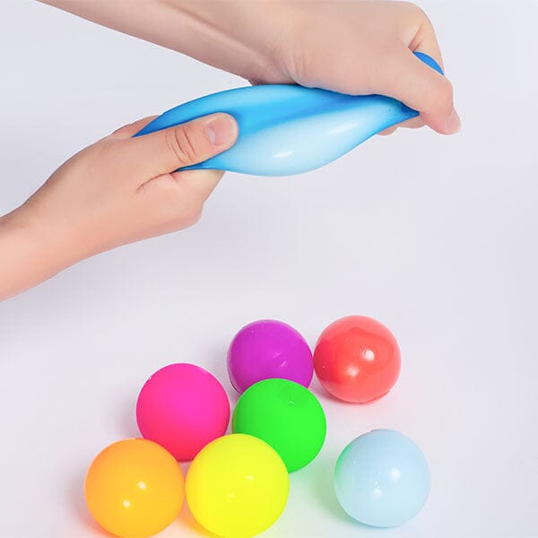 Stress Ball Squishies® Sticky Fidget Stress Balls (8pc) Simple Exclusive