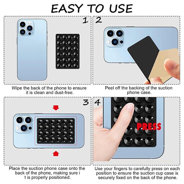 StikGrip Colorful Suction Cup Smart Phone Mounts (6pk) Simple Exclusive 