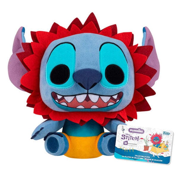 Funko POP! Disney: Stitch Dressed As Simba 7" Plush (The Lion King) Simple Showcase 