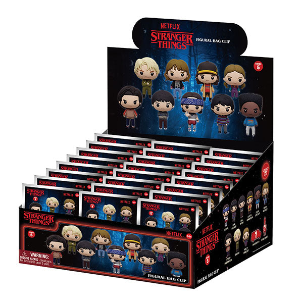 3D Stranger Things Series 5 Foam Bag Clip Blind Bag (1pc)
