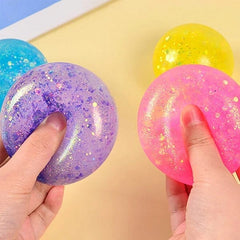 SugarSqueez Squishy Fidget Sugar Stress Ball (1pc) Assorted Colors Simple Showcase 