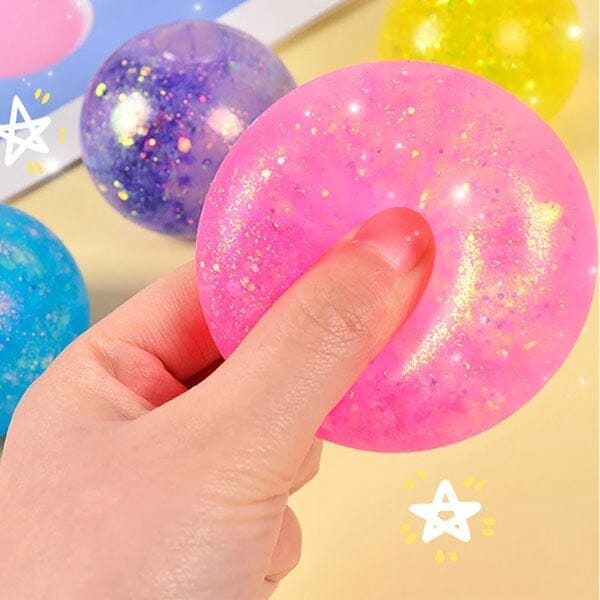 SugarSqueez Squishy Fidget Sugar Stress Ball (1pc) Assorted Colors Simple Showcase 