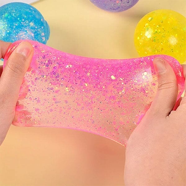 SugarSqueez Squishy Fidget Sugar Stress Ball (1pc) Assorted Colors Simple Showcase 