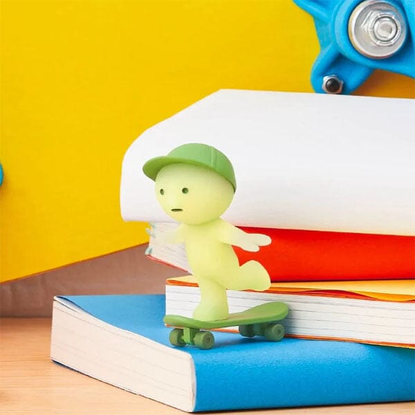 Smiski Sunday Series Collectible Glow in the Dark Figurine Blind Box (1pc) Simple Smiski 