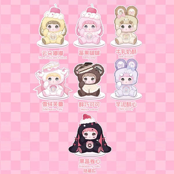 Nommi A Bite Of Sweetheart Series Kawaii Plush Doll Hanger Blind Box (1pc) Simple Nommi 