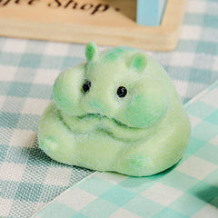SqueezeSquad Taba Deluxe Premium Silicone Squishy Fidget Toy - Green Hamster