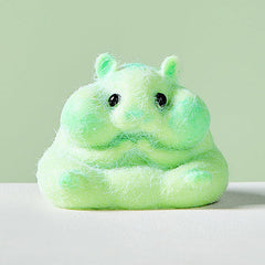 SqueezeSquad Taba Deluxe Premium Silicone Squishy Fidget Toy - Green Hamster