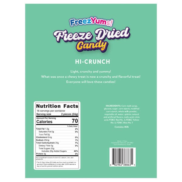 FreezYums! Freeze-Dried Hi-Crunch Fruit Candy (200g) Simple Showcase 