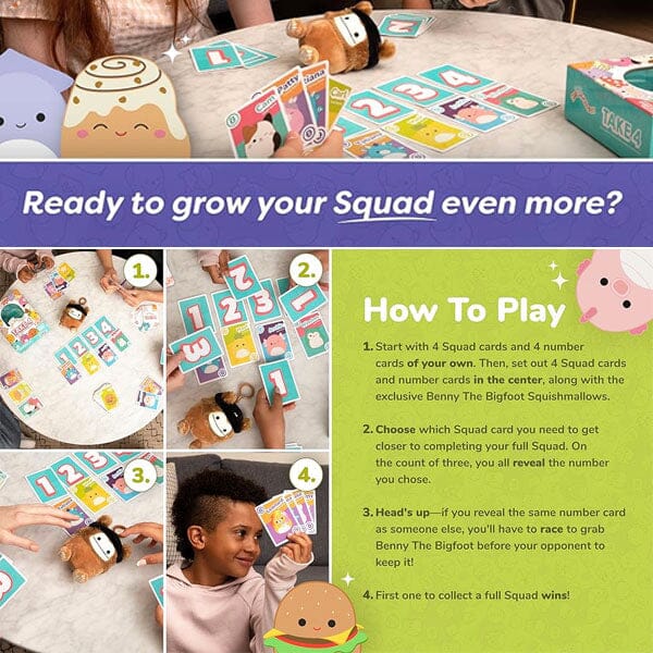 Squishmallows Take4: The Fast-Paced Family Game by The Creators of What Do You Meme Simple Squishmallows 