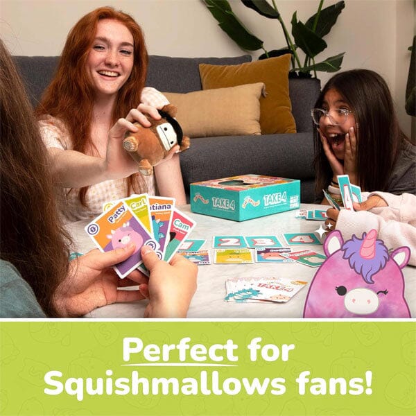 Squishmallows Take4: The Fast-Paced Family Game by The Creators of What Do You Meme Simple Squishmallows 