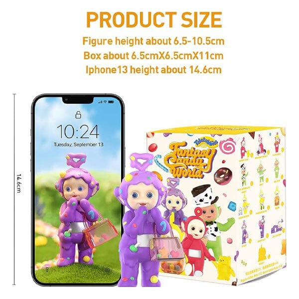 Pop Mart x Teletubbies: Fantasy Candy World Series Collectible Figurine Blind Box (1pc) Simple Pop Mart 