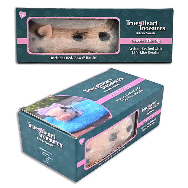 TrueHeart Treasures Reborn Animals: Realistic Mini Silicone Newborn Baby Animals (Multiple Styles)