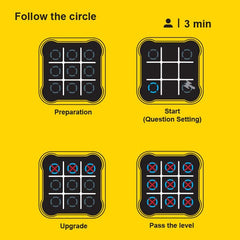 Tic Tap Go! Electronic Touchscreen Tic-Tac-Toe Game Simple Exclusive 