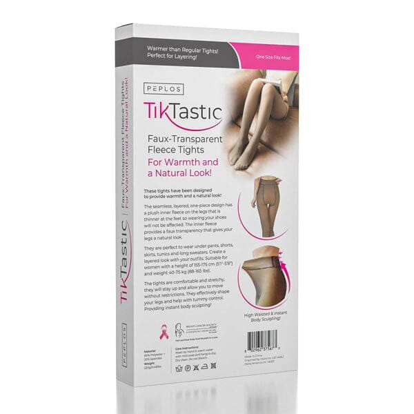 Peplos Tiktastic Faux-Transparent Fleece Tights (Multiple Colors) Simple Peplos 