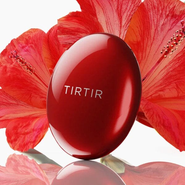 TIRTIR Korean "Mask Fit" Viral Red Cushion Semi-Matte Foundation (Multiple Shades) Simple Showcase 