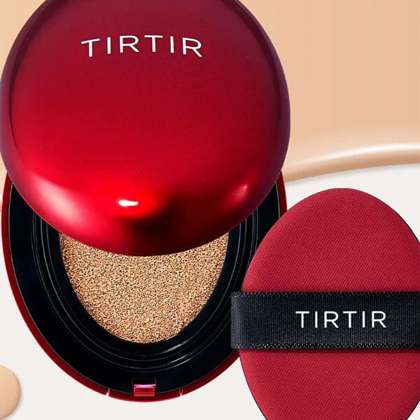 TIRTIR Korean "Mask Fit" Viral Red Cushion Semi-Matte Foundation (Multiple Shades) Simple Showcase 