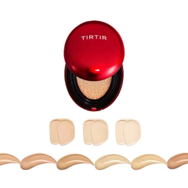 TIRTIR Korean "Mask Fit" Viral Red Cushion Semi-Matte Foundation (Multiple Shades) Simple Showcase 