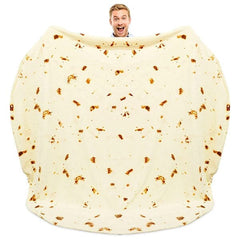 Cozy Cuddler Giant Fleece Tortilla Blanket (80") | As Seen On TikTok! | Pre-Order Preorder Showcase 