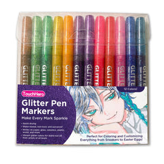 TouchHero - Glitter Pen Markers - 12pk