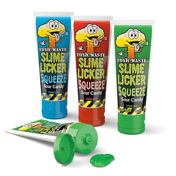 Toxic Waste: Slime Licker Squeeze | Multiple Flavors | Ships Assorted Simple Showcase 