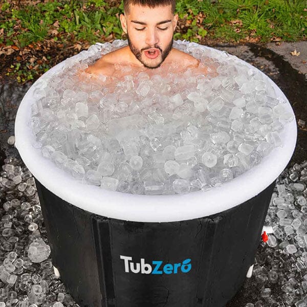TubZero 2.5ft Tall Inflatable Ice Plunge Tub Simple Exclusive 