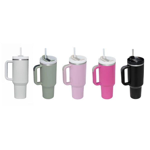 HydriEase 40oz Vacuum Insulated Tumbler Cup With Handle & Straw (NEW Colors!) Preorder Showcase 