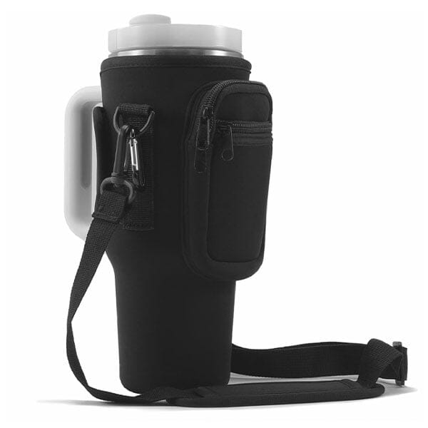 HydriEase Carry Bag Holder w/ Strap & Pockets for 40oz Tumbler Cup Simple Showcase 