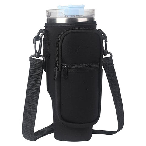 HydriEase Carry Bag Holder w/ Strap & Pockets for 40oz Tumbler Cup