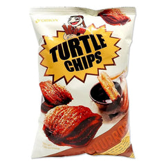 Orion Turtle Chips Korean Snacks - Chocolate Choco Churro Flavor (‎160g)