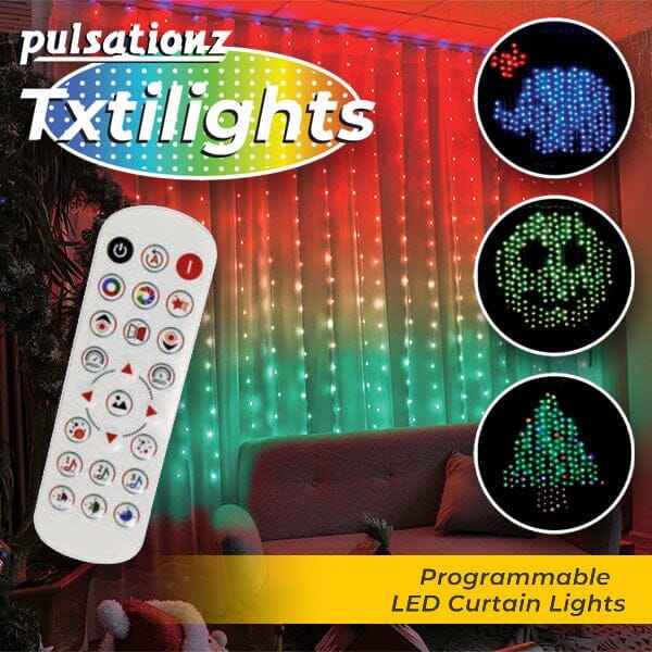 Pulsationz Bluetooth Programmable LED Curtain (6.4ft) | Pre-Order Preorder Showcase 