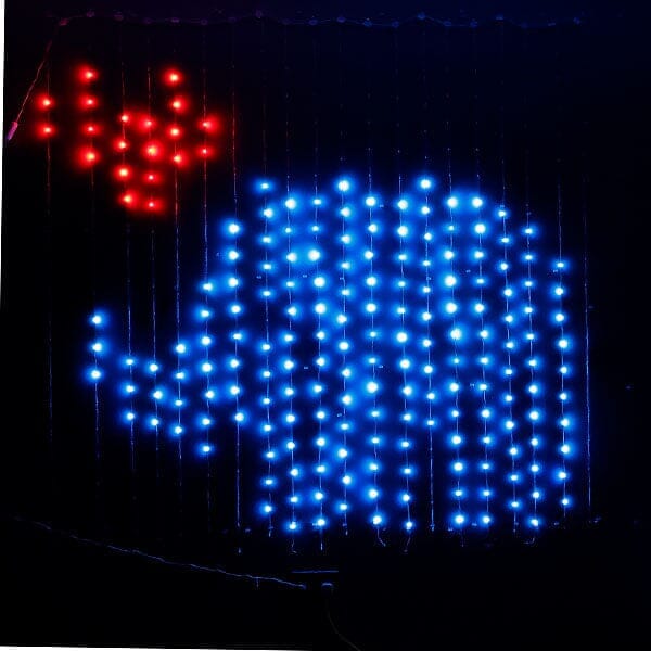 Pulsationz Bluetooth Programmable LED Curtain (6.4ft) | Pre-Order Preorder Showcase 