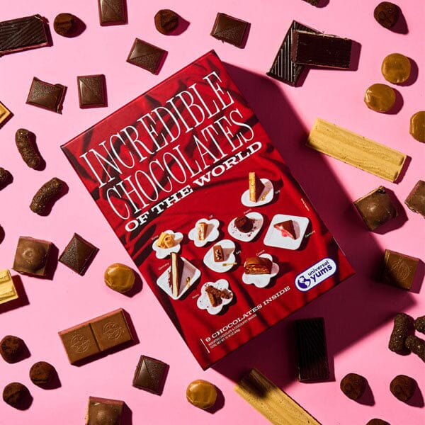 Universal Yums Mystery Snack Box: Incredible Chocolates of the World (9 Pieces) Simple Universal Yums 